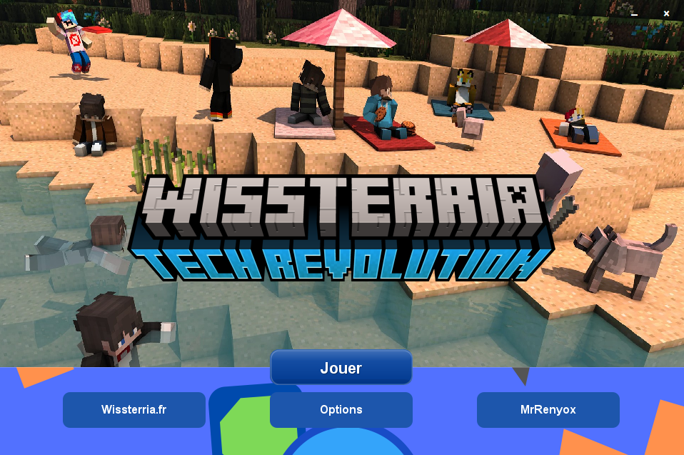 Aperçu du launcher Wissterria